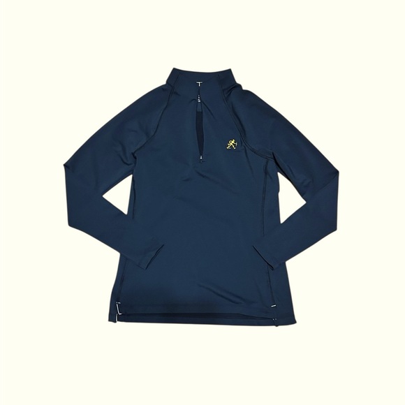 Peter Millar Black Performance Pullover Women’s Size Small Quarter Zip Golf - Picture 1 of 7
